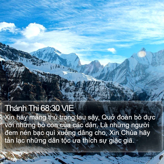 Thánh Thi 68:30 VIE Bible Study