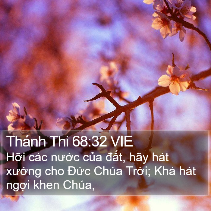 Thánh Thi 68:32 VIE Bible Study