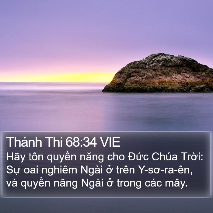 Thánh Thi 68:34 VIE Bible Study