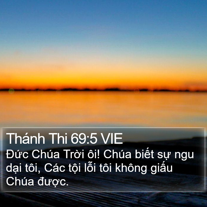 Thánh Thi 69:5 VIE Bible Study