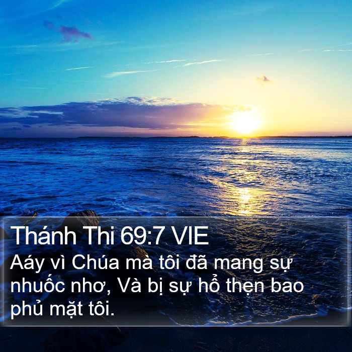 Thánh Thi 69:7 VIE Bible Study