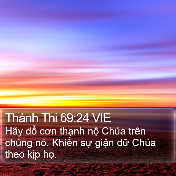 Thánh Thi 69:24 VIE Bible Study