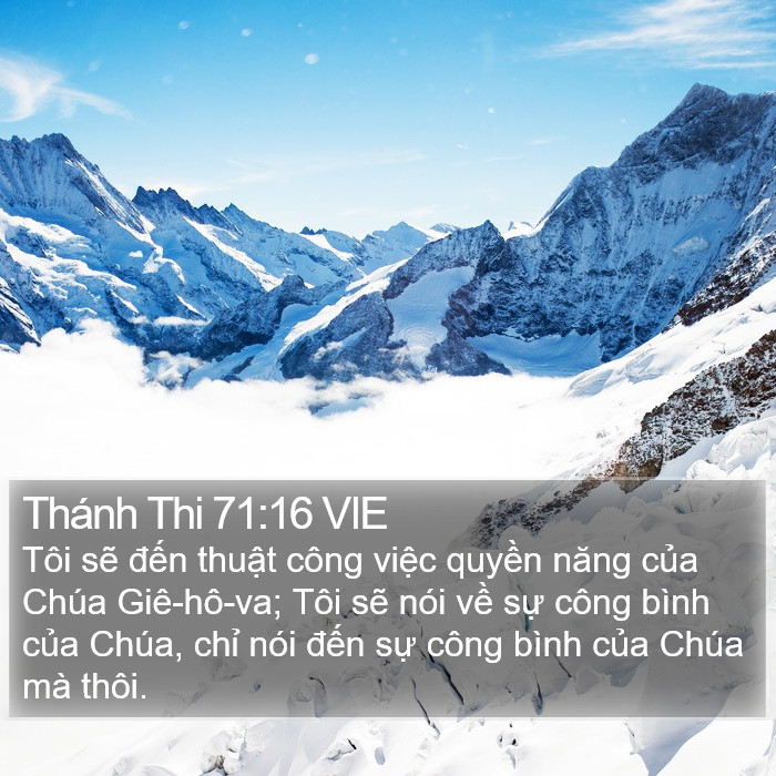 Thánh Thi 71:16 VIE Bible Study