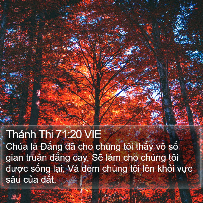 Thánh Thi 71:20 VIE Bible Study