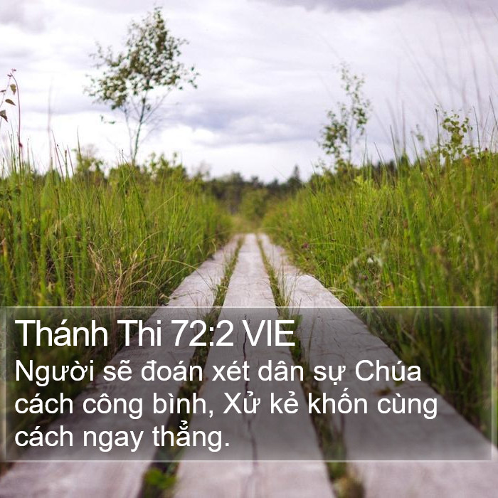 Thánh Thi 72:2 VIE Bible Study