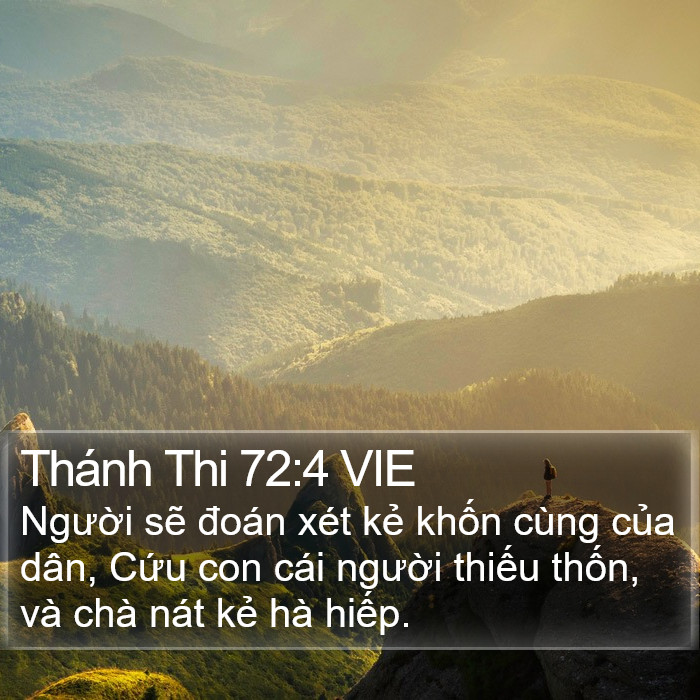 Thánh Thi 72:4 VIE Bible Study