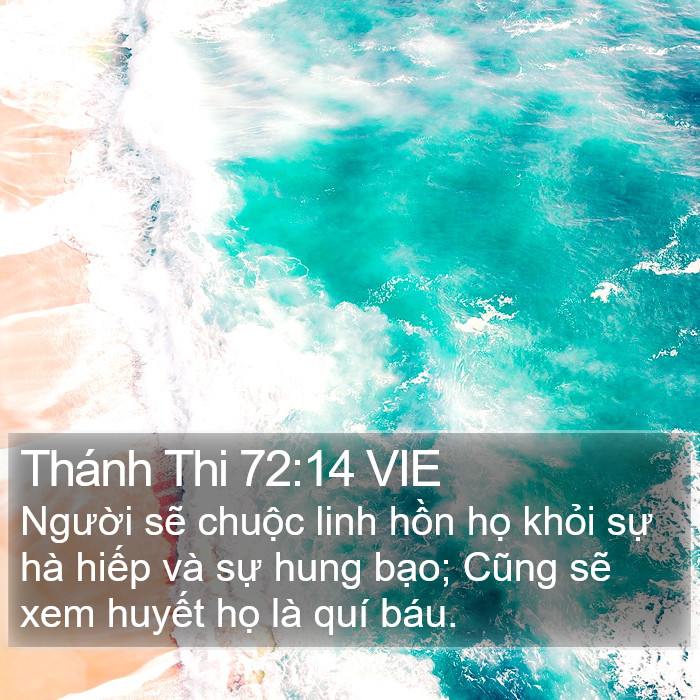 Thánh Thi 72:14 VIE Bible Study