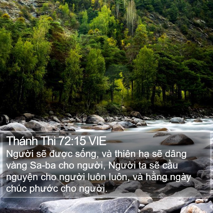 Thánh Thi 72:15 VIE Bible Study