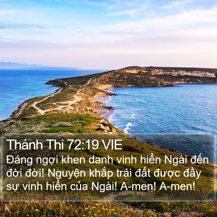 Thánh Thi 72:19 VIE Bible Study