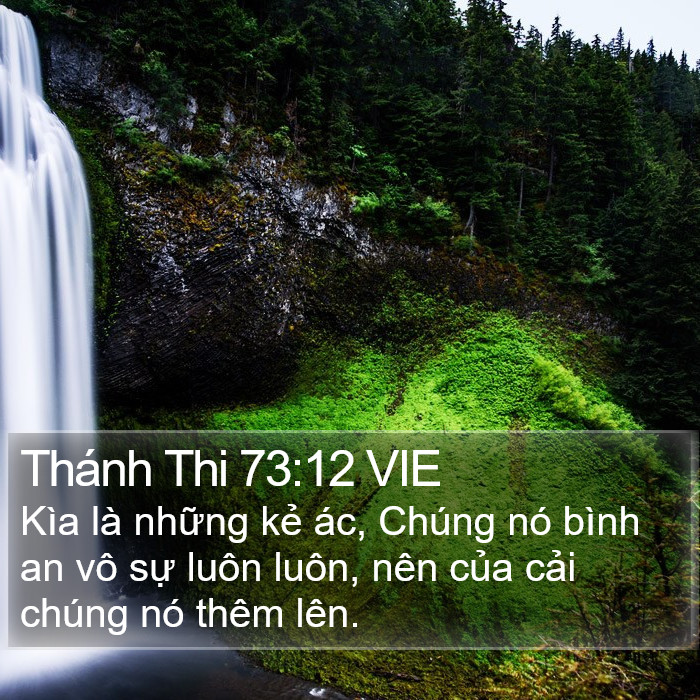 Thánh Thi 73:12 VIE Bible Study