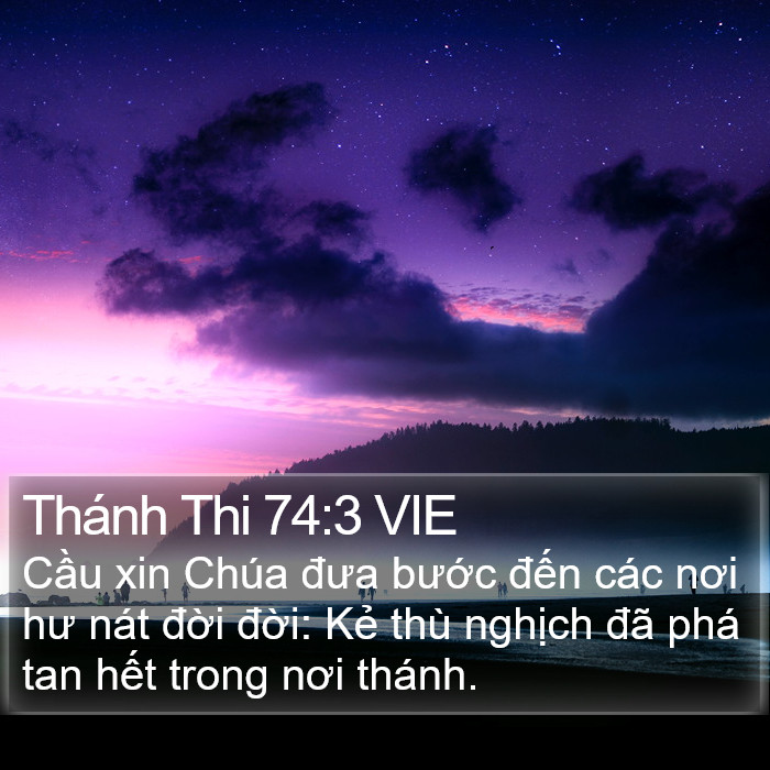 Thánh Thi 74:3 VIE Bible Study