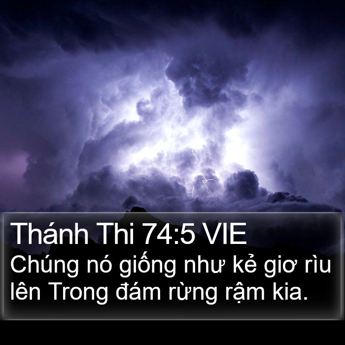 Thánh Thi 74:5 VIE Bible Study