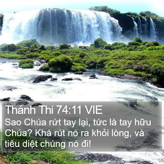 Thánh Thi 74:11 VIE Bible Study