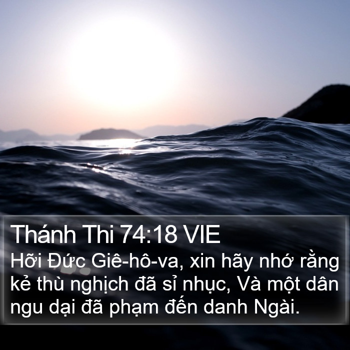 Thánh Thi 74:18 VIE Bible Study