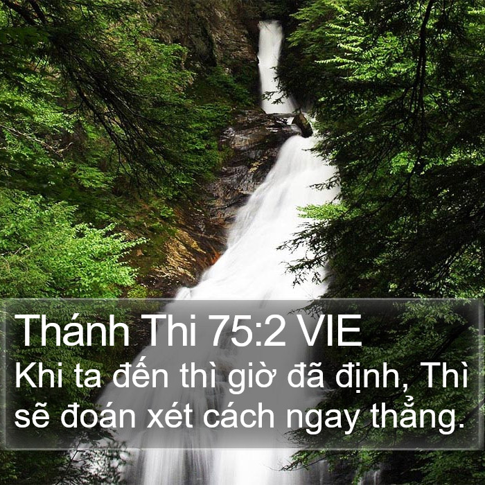 Thánh Thi 75:2 VIE Bible Study