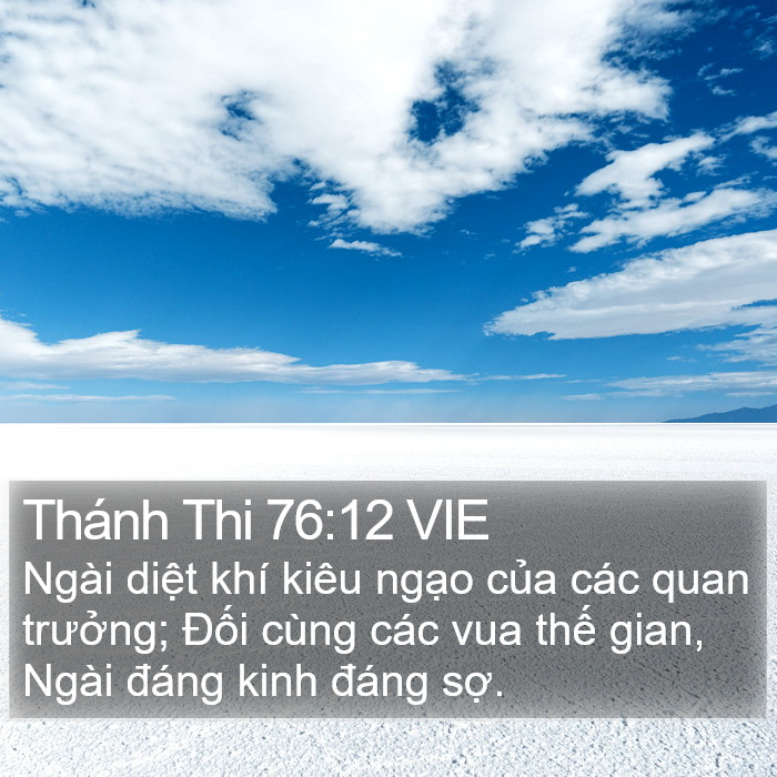 Thánh Thi 76:12 VIE Bible Study