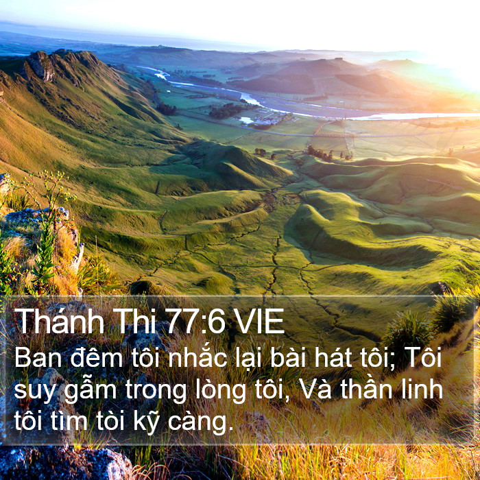 Thánh Thi 77:6 VIE Bible Study