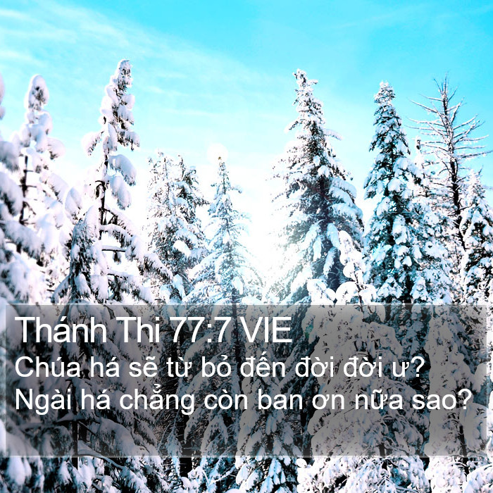 Thánh Thi 77:7 VIE Bible Study