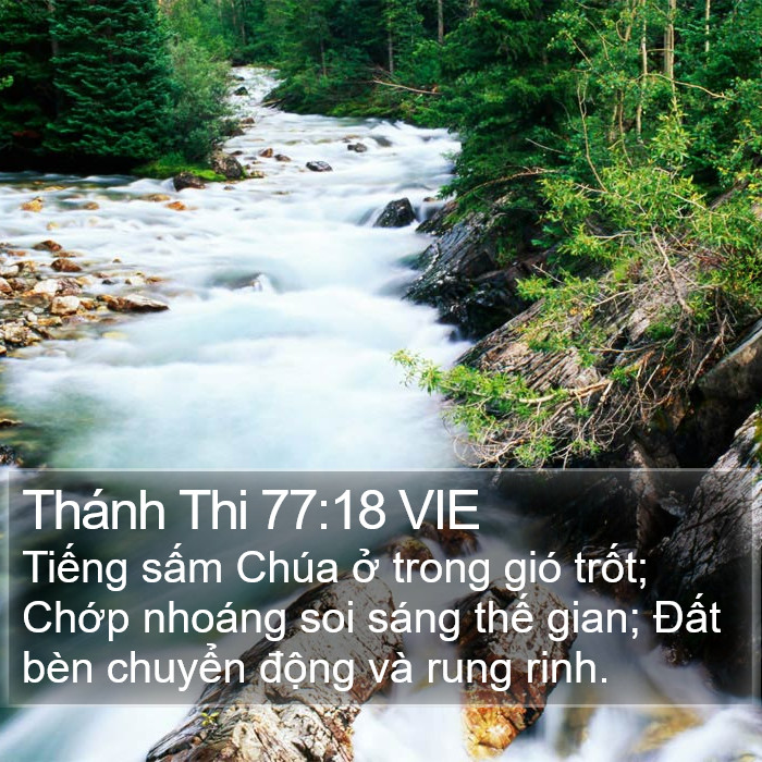 Thánh Thi 77:18 VIE Bible Study