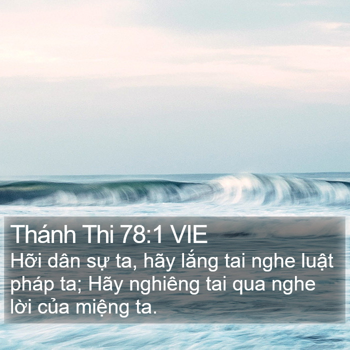 Thánh Thi 78:1 VIE Bible Study