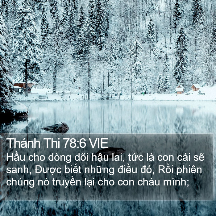 Thánh Thi 78:6 VIE Bible Study