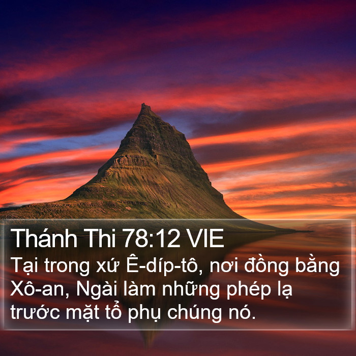 Thánh Thi 78:12 VIE Bible Study