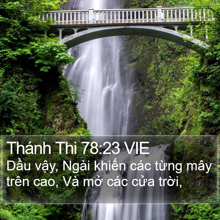 Thánh Thi 78:23 VIE Bible Study