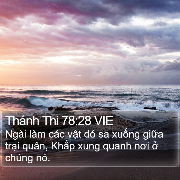 Thánh Thi 78:28 VIE Bible Study