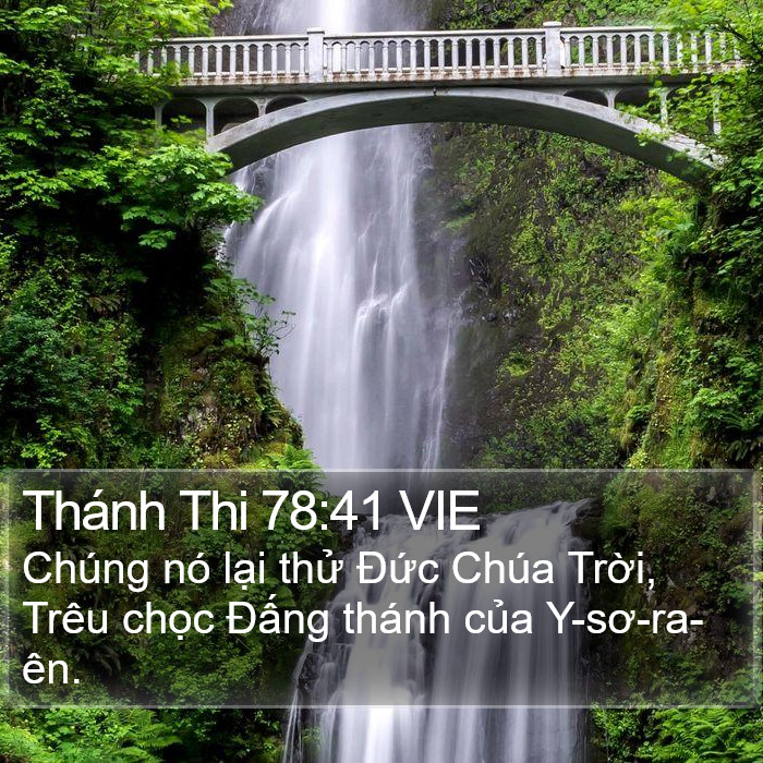 Thánh Thi 78:41 VIE Bible Study