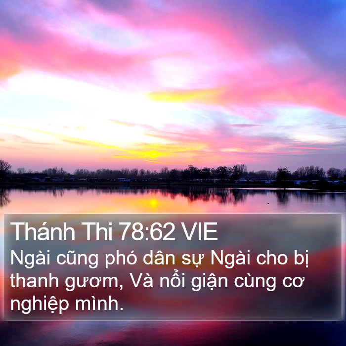 Thánh Thi 78:62 VIE Bible Study