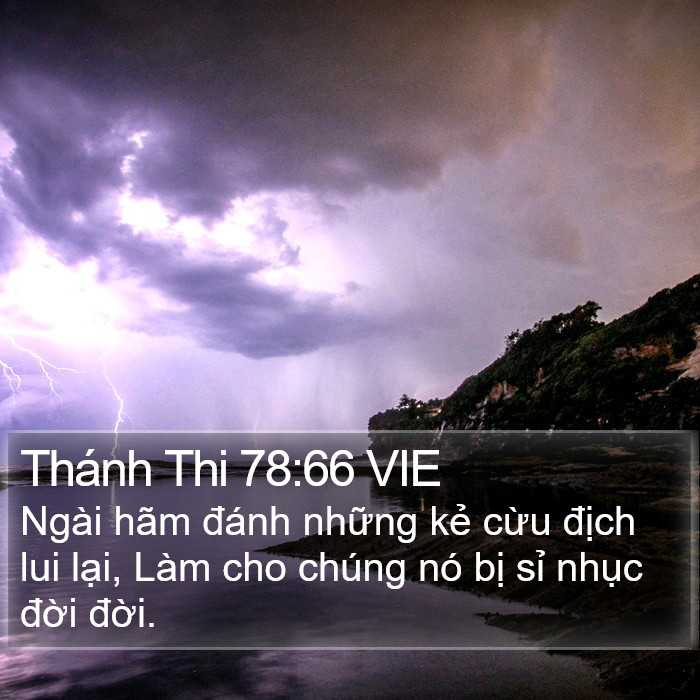 Thánh Thi 78:66 VIE Bible Study