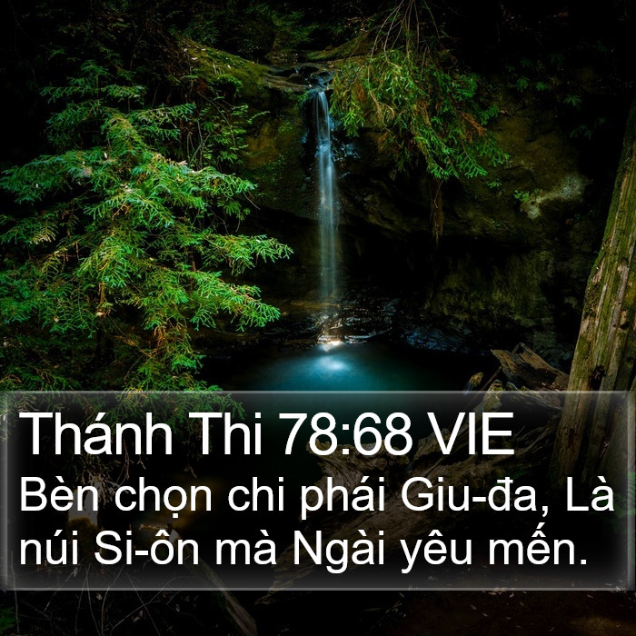 Thánh Thi 78:68 VIE Bible Study