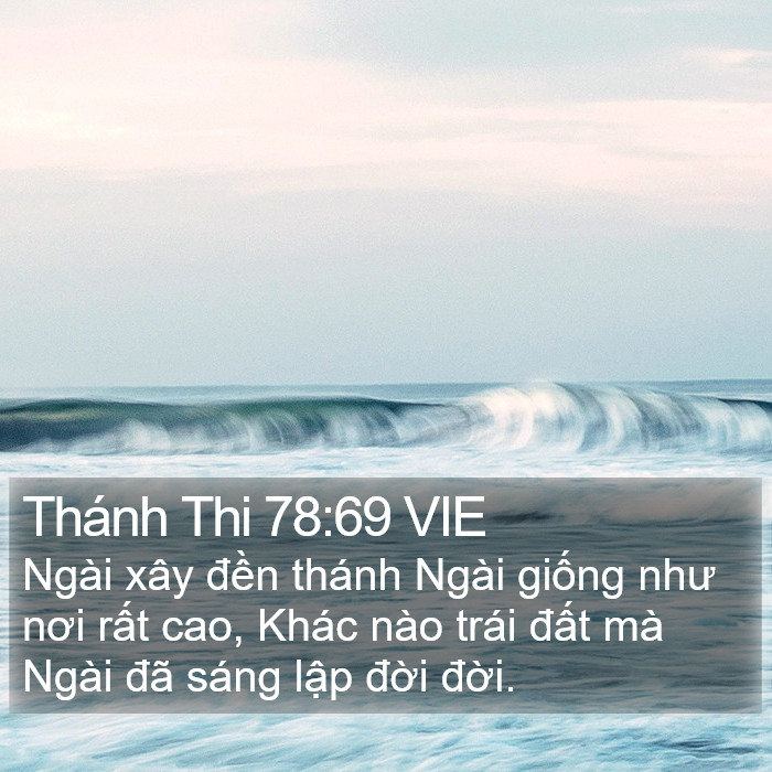 Thánh Thi 78:69 VIE Bible Study