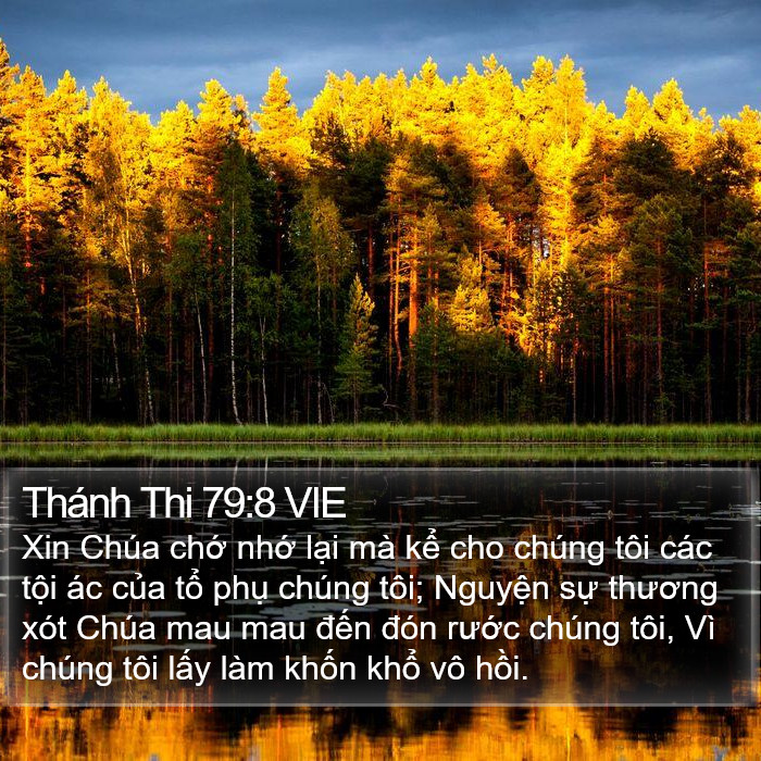 Thánh Thi 79:8 VIE Bible Study