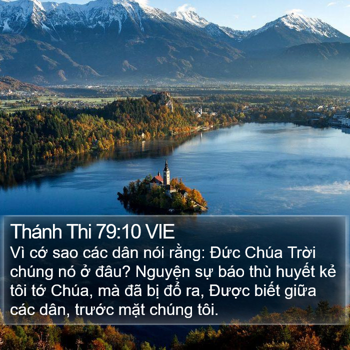 Thánh Thi 79:10 VIE Bible Study