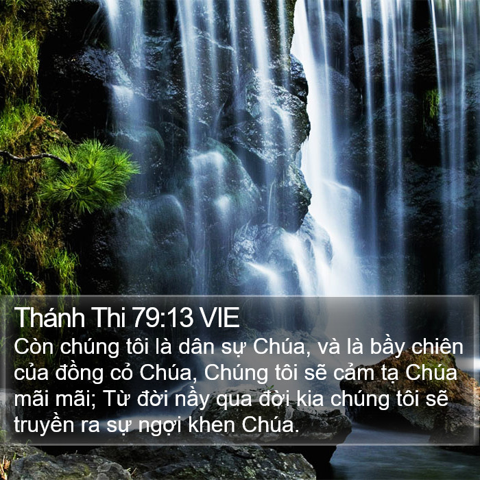 Thánh Thi 79:13 VIE Bible Study