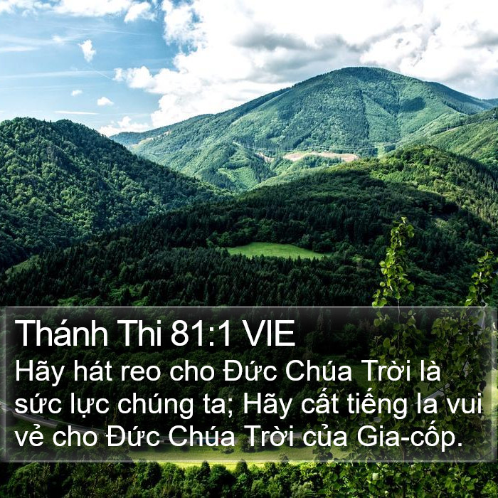 Thánh Thi 81:1 VIE Bible Study