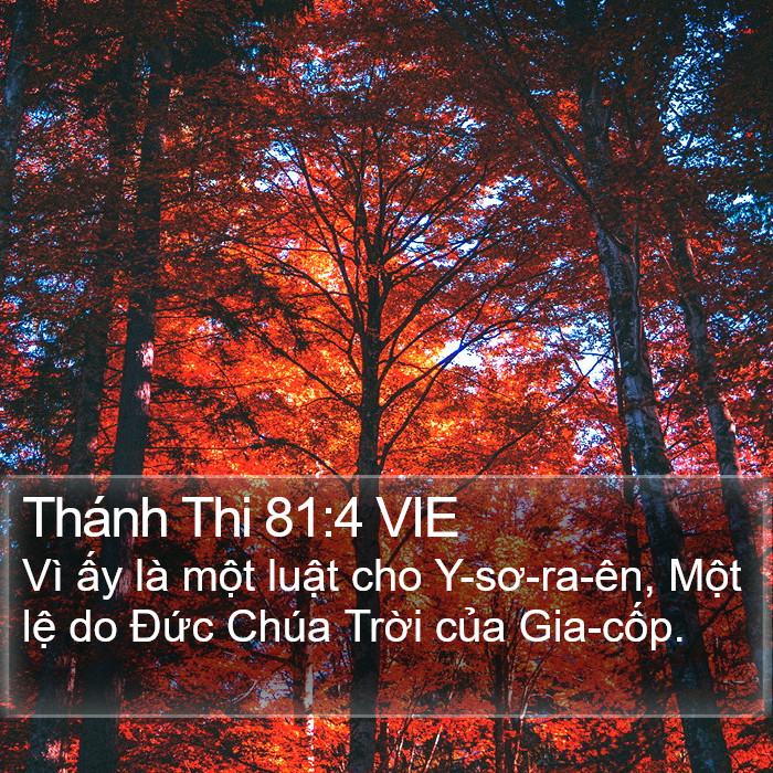 Thánh Thi 81:4 VIE Bible Study