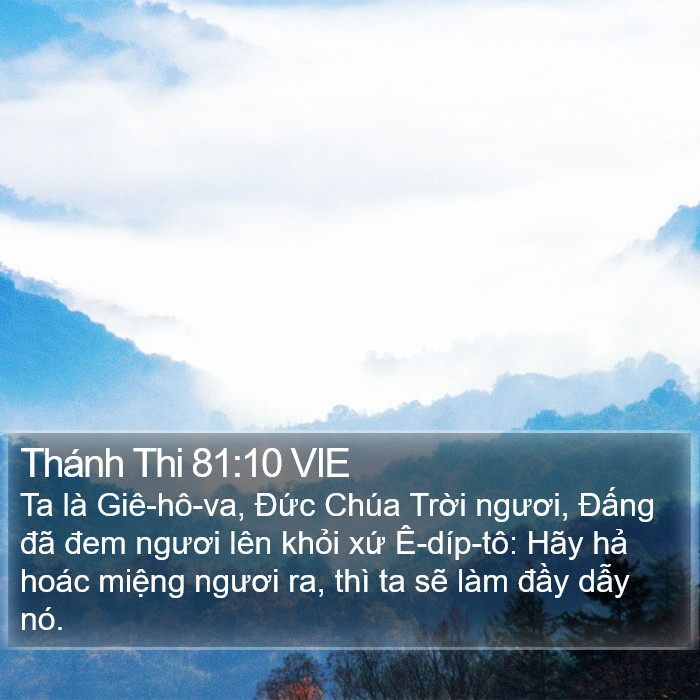 Thánh Thi 81:10 VIE Bible Study