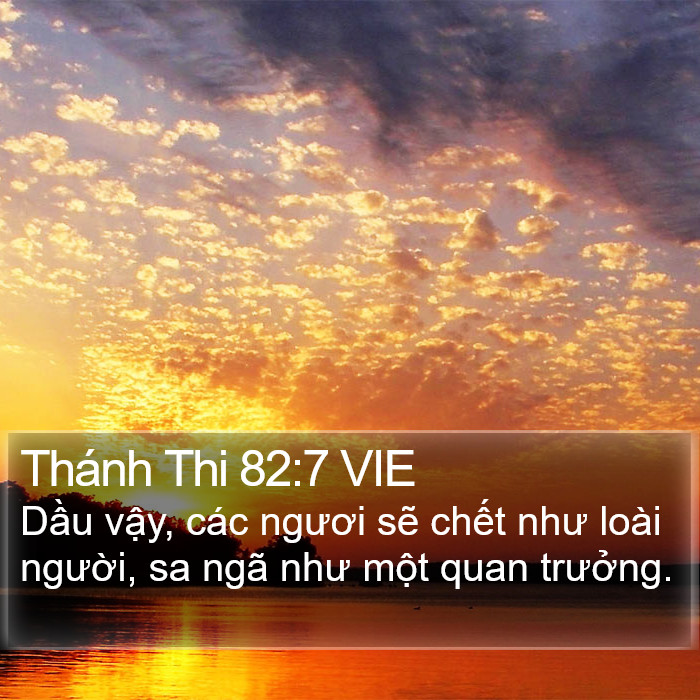 Thánh Thi 82:7 VIE Bible Study