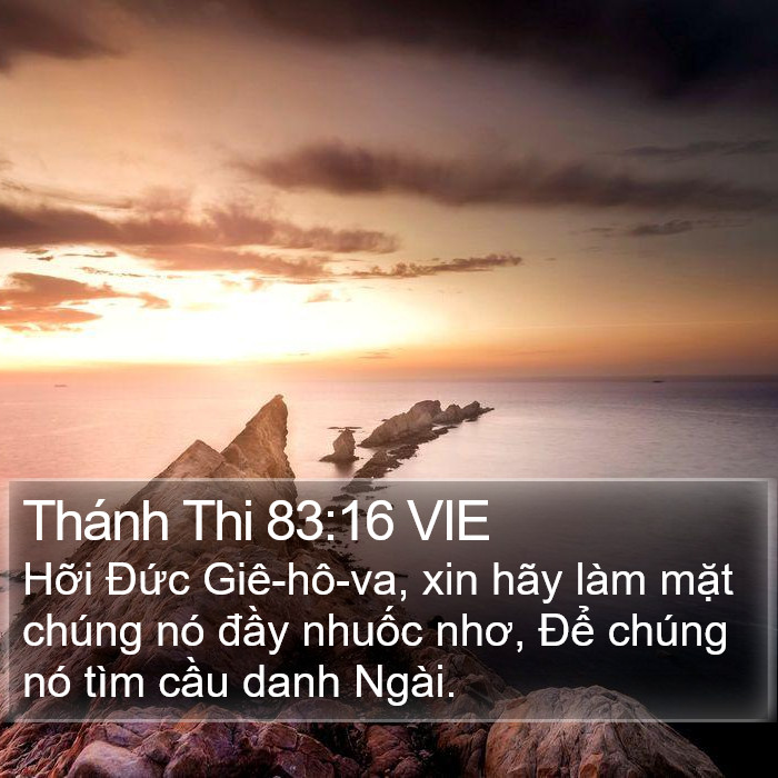Thánh Thi 83:16 VIE Bible Study