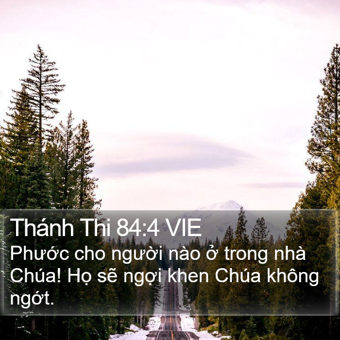 Thánh Thi 84:4 VIE Bible Study