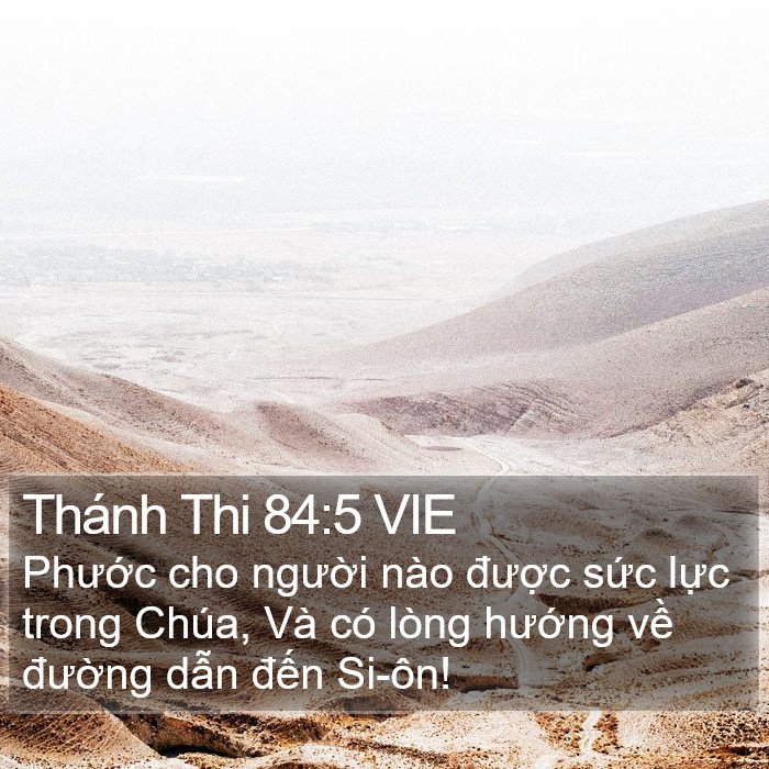 Thánh Thi 84:5 VIE Bible Study