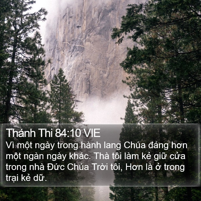 Thánh Thi 84:10 VIE Bible Study