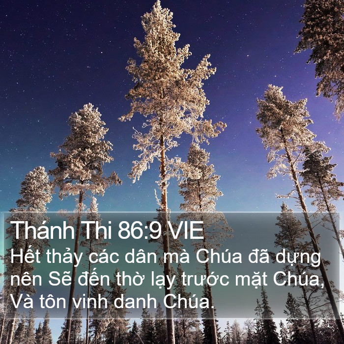 Thánh Thi 86:9 VIE Bible Study