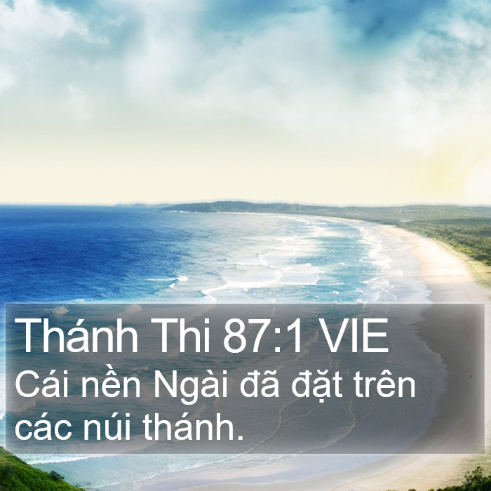 Thánh Thi 87:1 VIE Bible Study