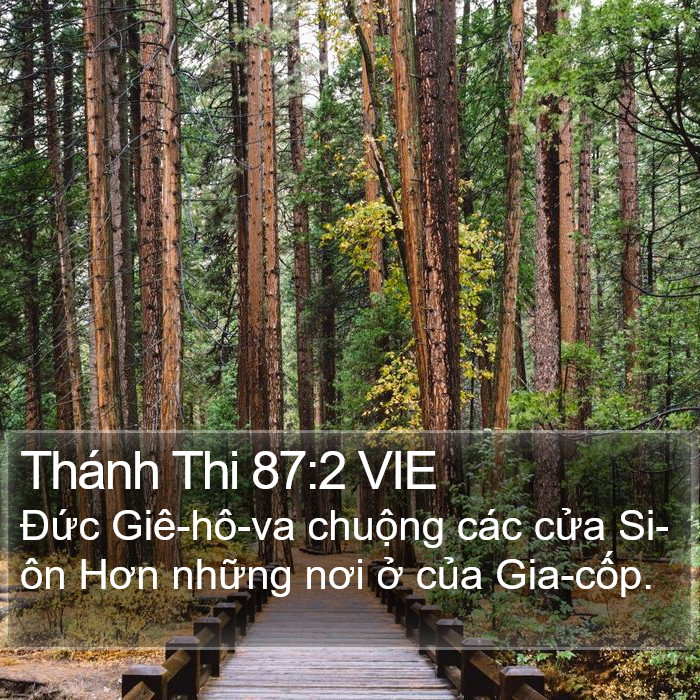 Thánh Thi 87:2 VIE Bible Study