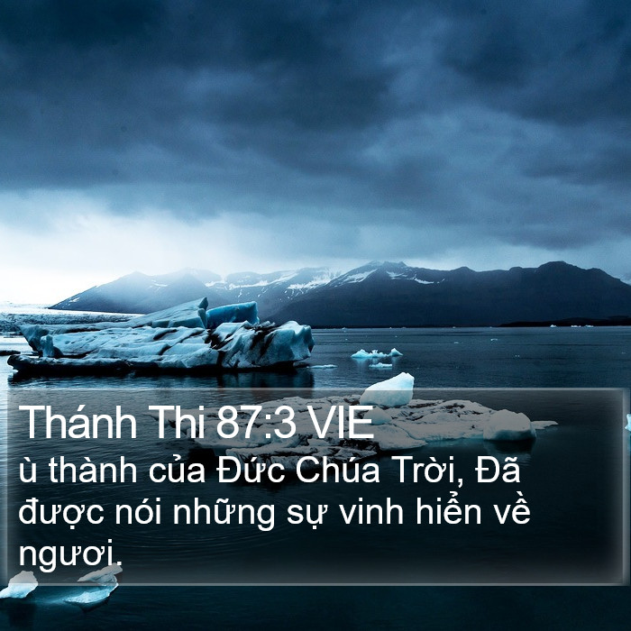Thánh Thi 87:3 VIE Bible Study