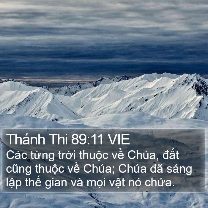 Thánh Thi 89:11 VIE Bible Study