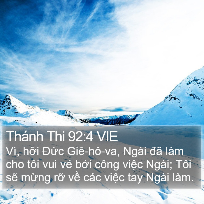 Thánh Thi 92:4 VIE Bible Study